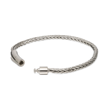 Pulseira masculina em aço inoxidável com corrente espinha de peixe