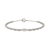 Pulseira em prata 925 com zircónia