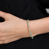 Pulseira de pedra, Banhado a Ouro, Vidro cristal
