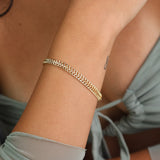 Pulseira Temática, Banhado a Ouro, Nenhuma pedra