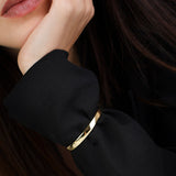 Pulseira rígida, Banhado a Ouro, Nenhuma pedra