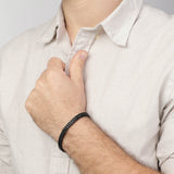 Pulseira Masculina, Aço inoxidável, Nenhuma pedra