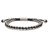 Pulseira Masculina, Aço inoxidável, Nenhuma pedra