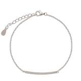 Pulseira em prata 925 com zircónias
