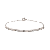 Pulseira em prata 925 com zircónias