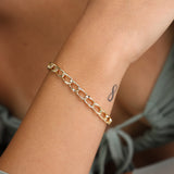 Pulseira Temática, Banhado a Ouro, Nenhuma pedra