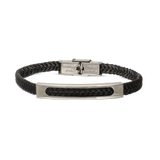 Pulseira masculina em aço inoxidável