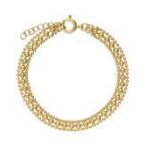 Pulseira banhada a ouro