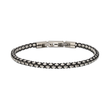 Pulseira masculina em aço inoxidável