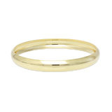 Pulseira rígida banhada a ouro