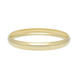 Pulseira rígida banhada a ouro