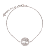 Pulseira Delicada, Prata de lei 925, Zircónia de cultivo