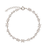 Pulseira Delicada, Prata de lei 925, Zircónia de cultivo