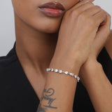 Pulseira Delicada, Prata de lei 925, Zircónia de cultivo