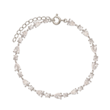 Pulseira Delicada, Prata de lei 925, Zircónia de cultivo