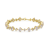 Pulseira delicada, Banhado a Ouro, Zircónia de cultivo