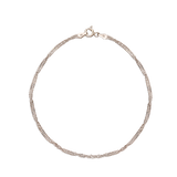 Pulseira para tornozelo em prata 925