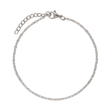 Pulseira para Tornozelo, Aço inoxidável, Nenhuma pedra
