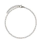 Pulseira para Tornozelo, Aço inoxidável, Nenhuma pedra