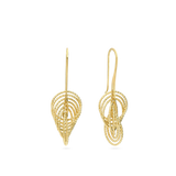 Pendentes banhados a ouro
