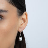 Pendentes em prata 925 com pérola