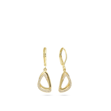 Pendentes, Banhado a Ouro, Zircónia de cultivo