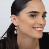 Pendentes em prata 925 com cristal swarovski