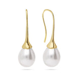 Pendentes banhado a ouro com pérola
