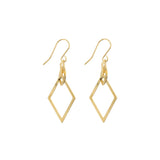 Pendentes banhados a ouro