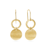 Pendentes banhados a ouro