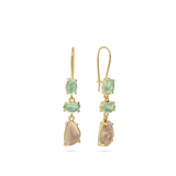 Pendentes, Banhado a Ouro, Vidro cristal