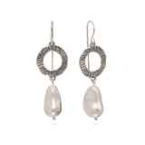 Pendentes, Prata, Swarovski de cultivo