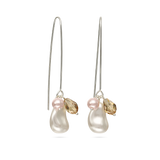 Pendentes, Prata, Cristal Swarovski de cultivo, Swarovski de cultivo
