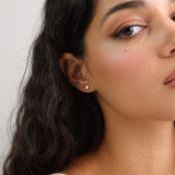 Brincos de placa banhados a ouro