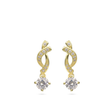 Pendentes, Banhado a Ouro, Zircónia de cultivo