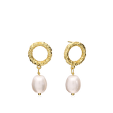Pendentes, Banhado a Ouro, Pérola cultivada