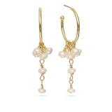 Argolas, Banhado a Ouro, Pérola cultivada
