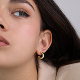 Argolas banhadas a ouro