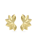 Brincos de placa banhados a ouro