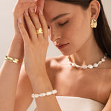 Brincos de placa banhados a ouro