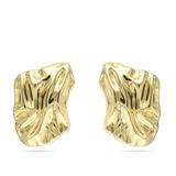 Brincos de placa, Banhado a Ouro, Nenhuma pedra