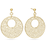 Pendentes banhados a ouro