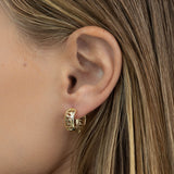 Argolas banhadas a ouro