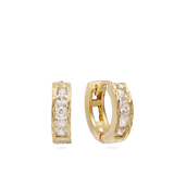 Argolas, Banhado a Ouro, Zircónia de cultivo