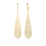 Pendentes banhado a ouro