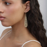 Pendentes banhado a ouro