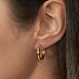 Argolas banhadas a ouro