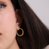 Argolas banhadas a ouro