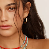 Argolas banhadas a ouro