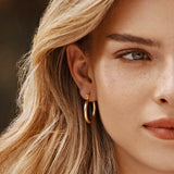 Argolas banhadas a ouro